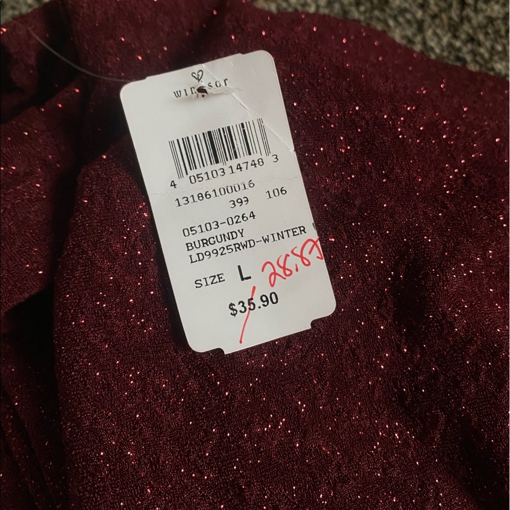 Off Shoulder Long Sleeve Glittering Mini Dress - Picture 2 of 2